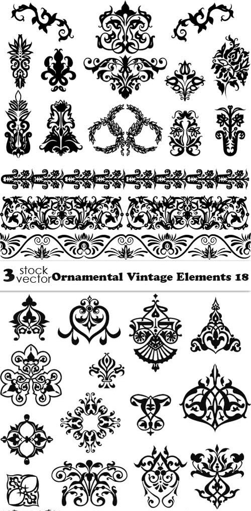 Vectors - Ornamental Vintage Elements 18