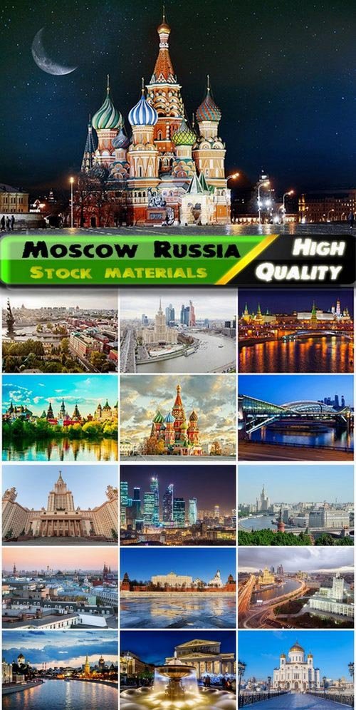 Capital of Russian Federation is city of Moscow - 25 HQ Jpg