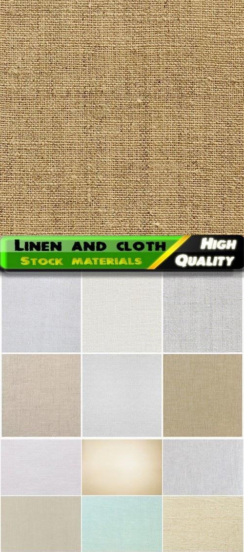 Background and texture of natural linen and cloth - 25 HQ Jpg