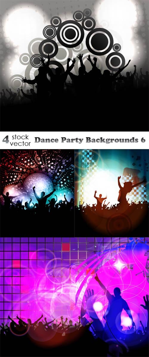 Vectors - Dance Party Backgrounds 6