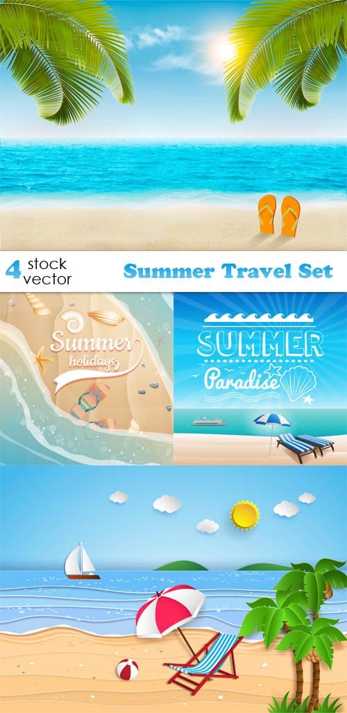 Vectors - Summer Travel Set