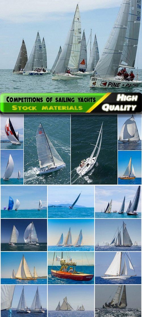 Races and competitions of sailing yachts and their crews - 25 HQ Jpg
