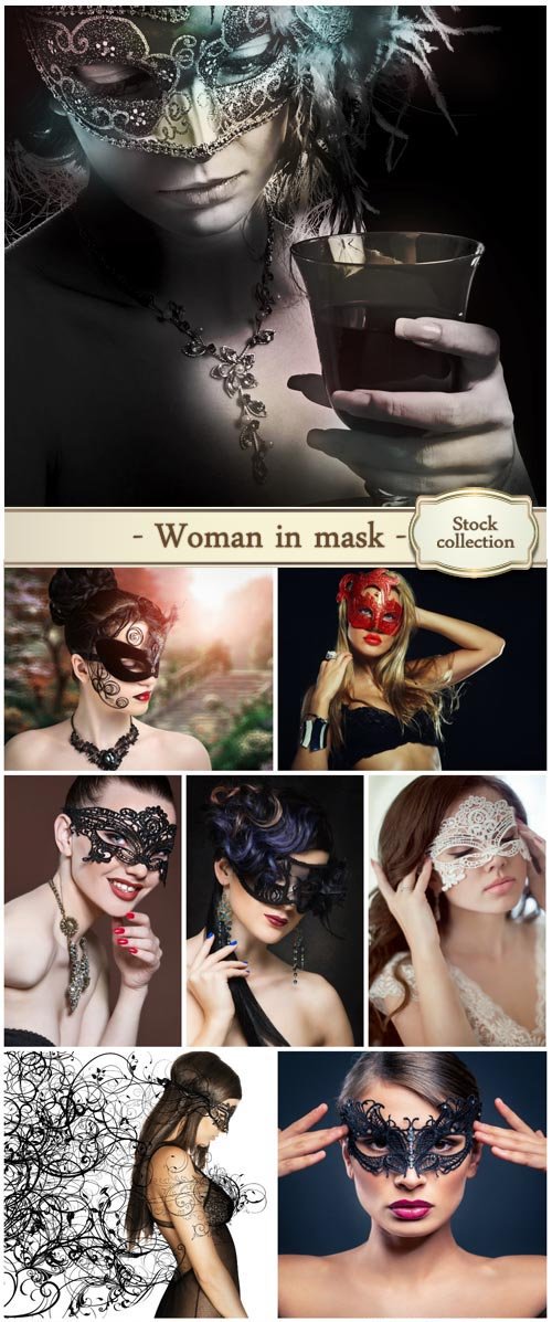 Women in masks - stock photos