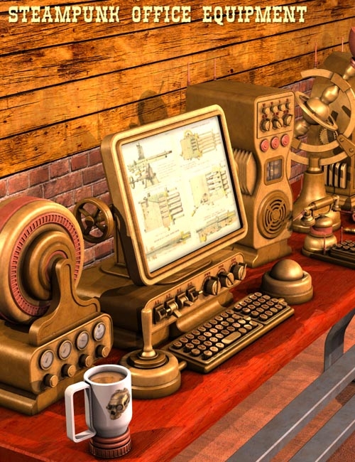 Steampunk Office Equipment