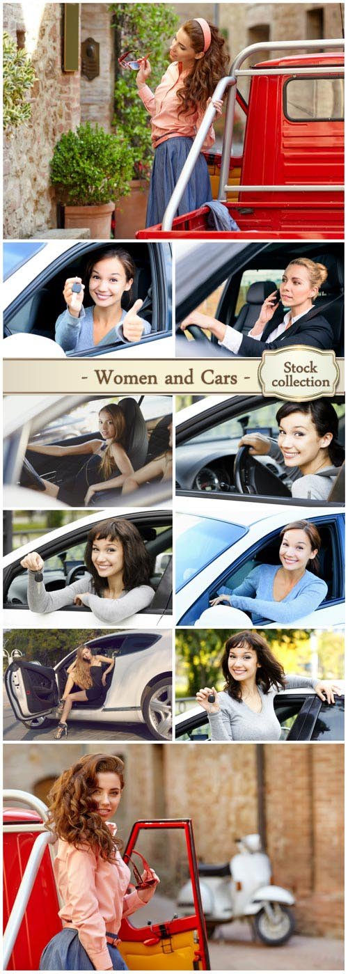 Women and Cars - stock photos