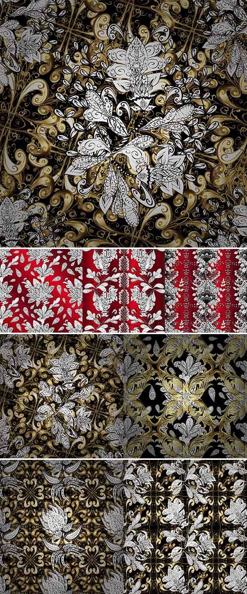 Stock Abstract beautiful background, royal, damask ornament, vintage