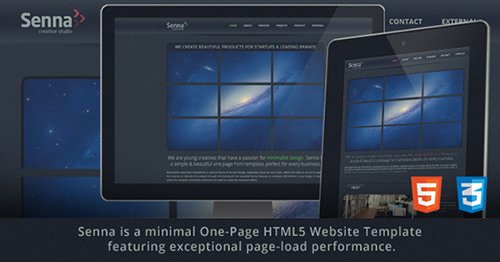 DevelopGo - Senna One Page HTML5 Template