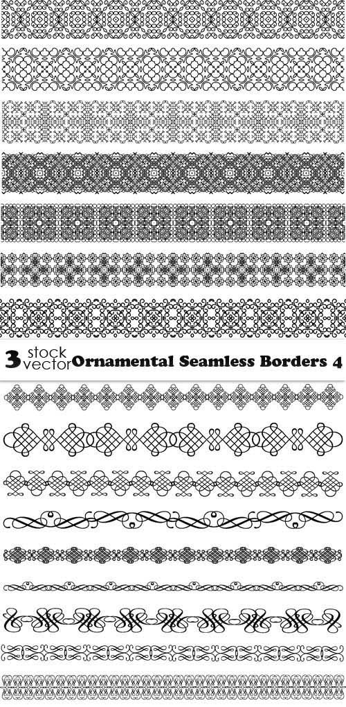 Vectors - Ornamental Seamless Borders 4