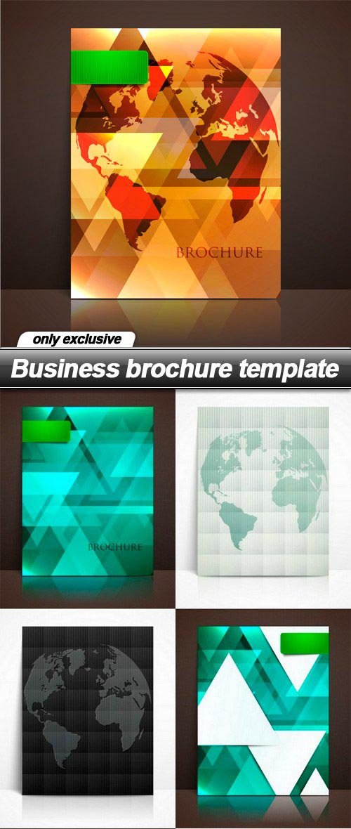 Business brochure template - 9 EPS