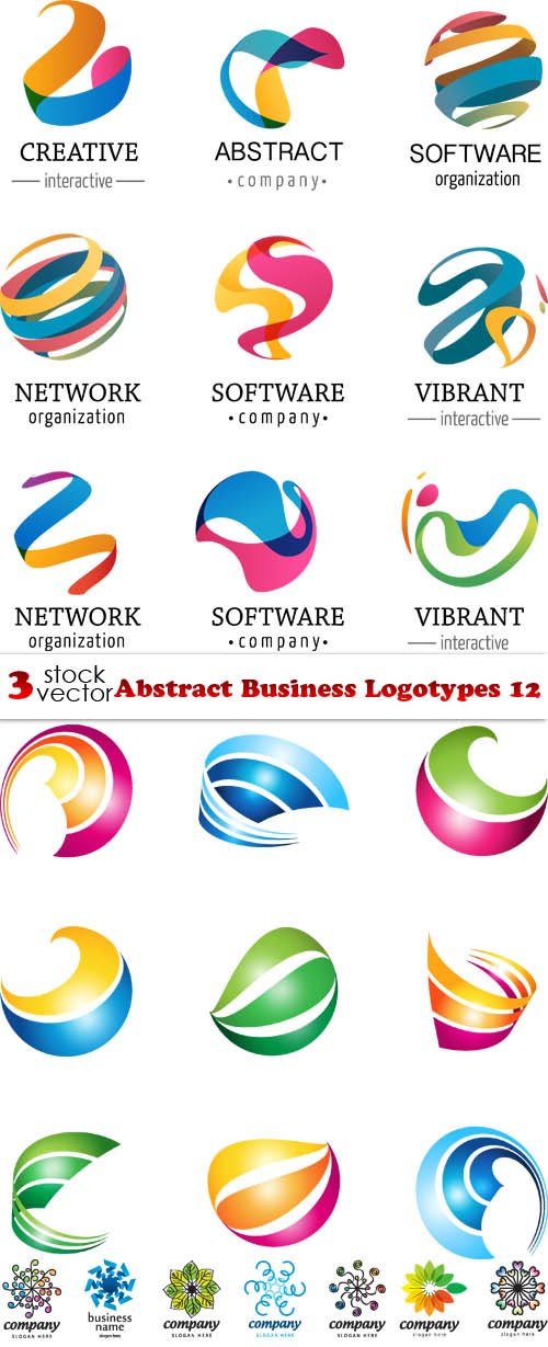 Vectors - Abstract Business Logotypes 12