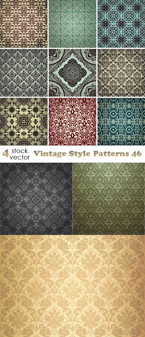 Vectors - Vintage Style Patterns 46