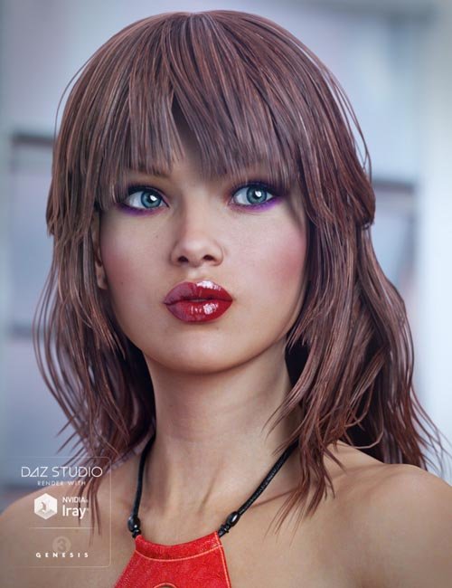 Paisley Hair for Genesis 3 Female(s)