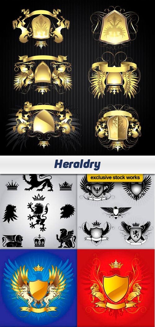 Heraldry - 10 UHQ JPEG