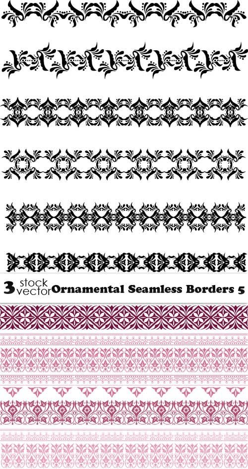 Vectors - Ornamental Seamless Borders 5