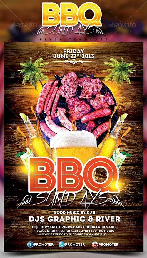 GraphicRiver - BBQ Party Flyer 5046029