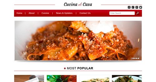 DevelopGo - Cucina Di Casa v1.0 - Restaurant WordPress Theme