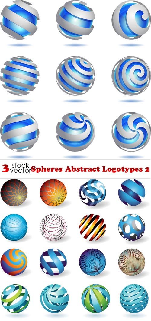 Vectors - Spheres Abstract Logotypes 2