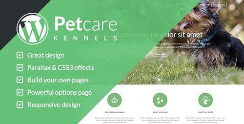 ThemeForest - Pet Care v1.2 - Dog Kennels Wordpress Themes