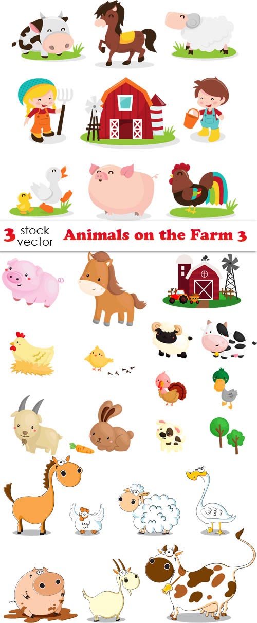 Vectors - Animals on the Farm 3