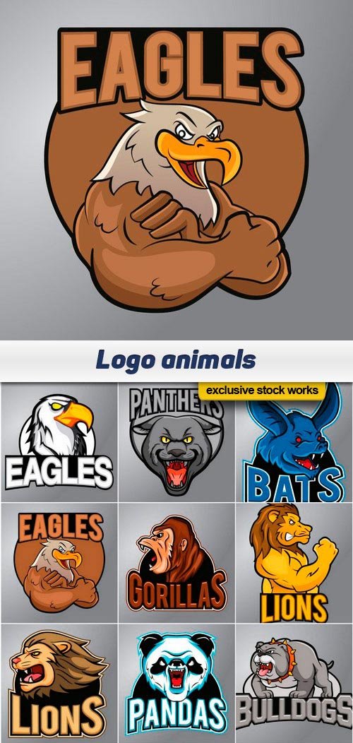 Logo animals - 20 EPS