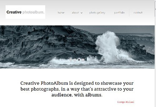 DevelopGo - Creative Photo Album Template