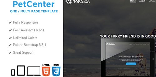 Pet Center v1.1.0 - Vets HTML5 Template - CM 130858
