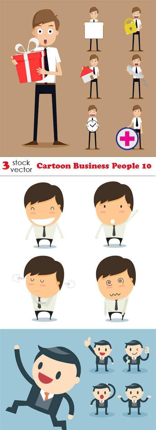 Vectors - Cartoon Business People 10