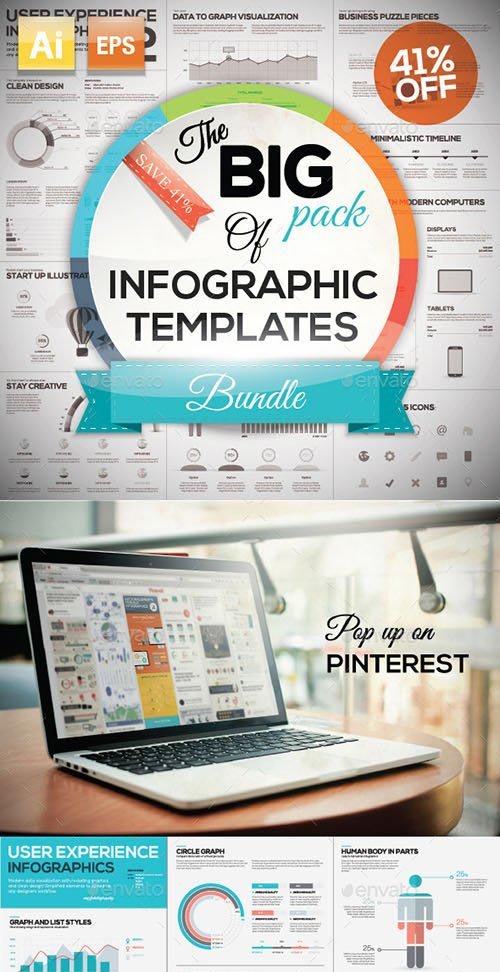 Graphicriver The Big Pack of Infographic Templates Save 41%! 8994488