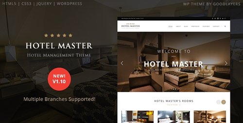 ThemeForest - Hotel Master v1.11 - Hotel Booking WordPress Theme