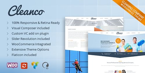 ThemeForest - Cleanco v1.2.1 - Cleaning Company Wordpress Theme