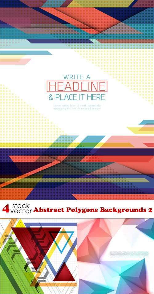Vectors - Abstract Polygons Backgrounds 2
