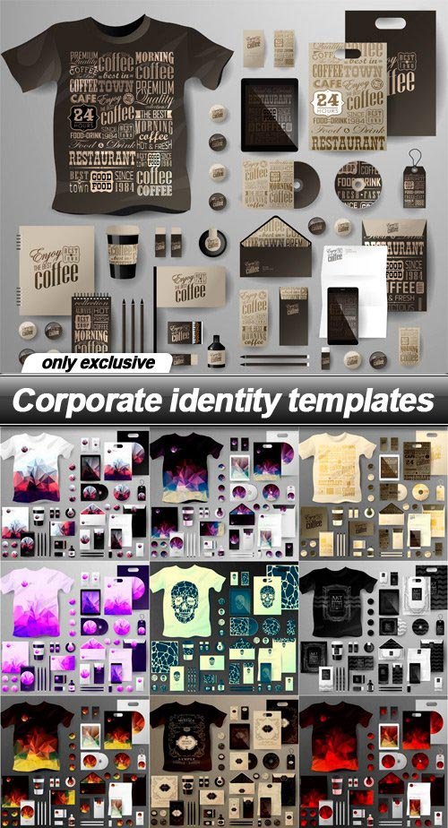 Corporate identity templates - 15 EPS
