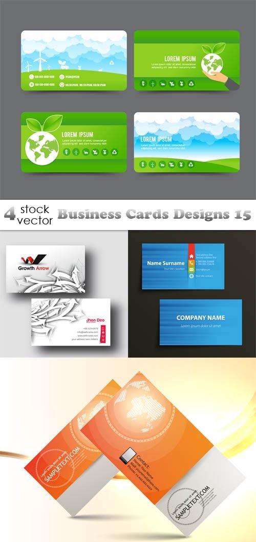 Vectors - Business Cards Designs 15