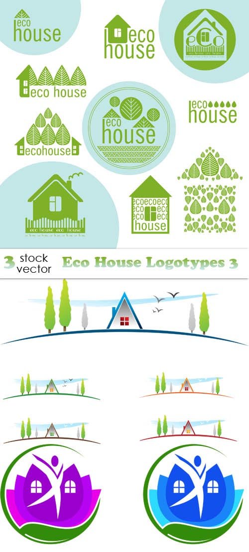 Vectors - Eco House Logotypes 3
