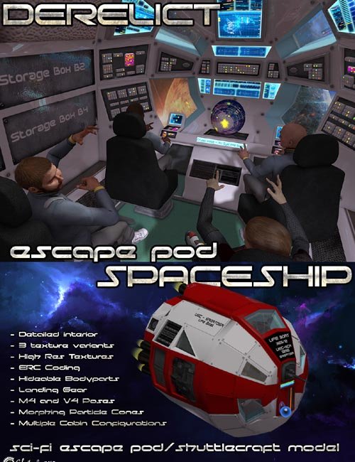Derelict Spaceship: Escape Pod