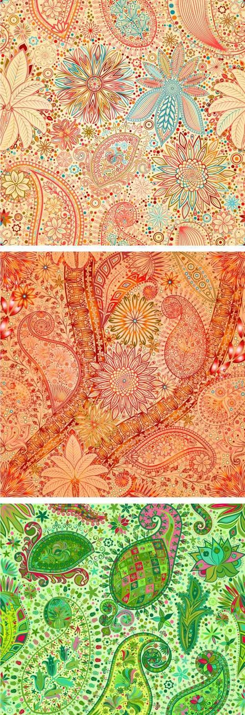 Vintage floral background - 10 EPS