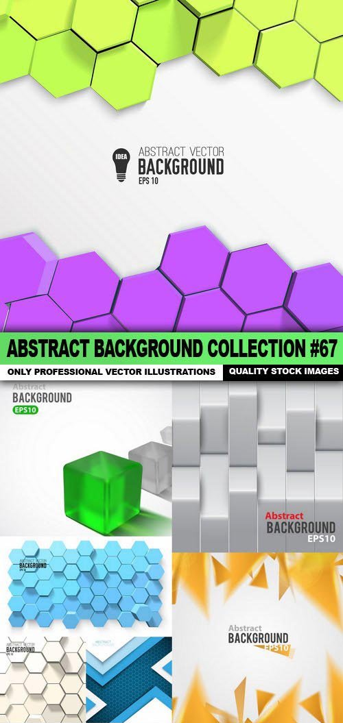 Abstract Background Collection #67 - 15 Vector