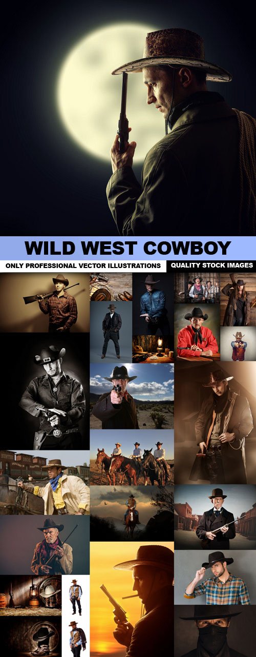 Wild West Cowboy - 25 HQ Images