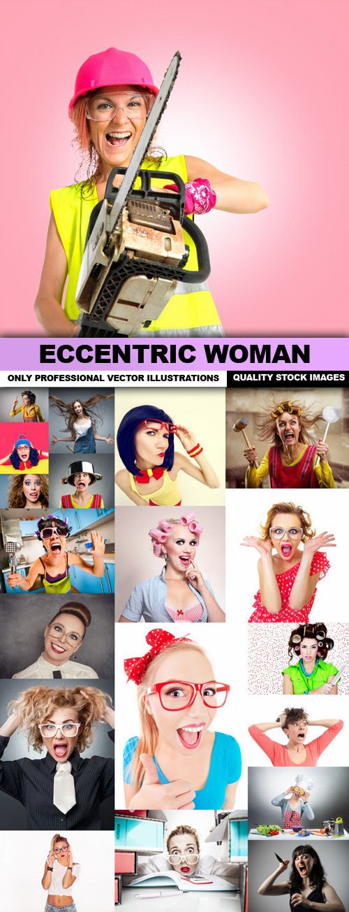 Eccentric Woman - 20 HQ Images