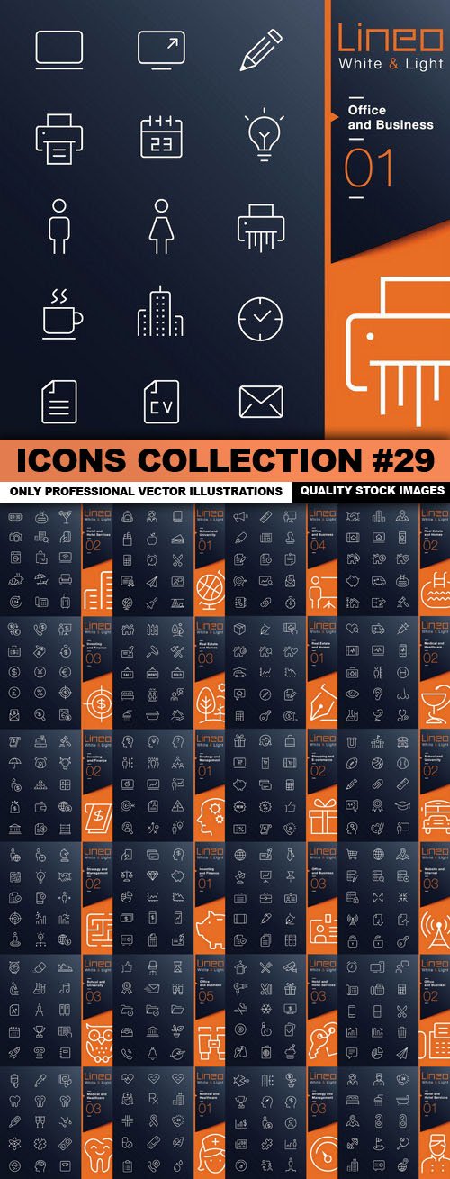 Icons Collection #29 - 25 Vector