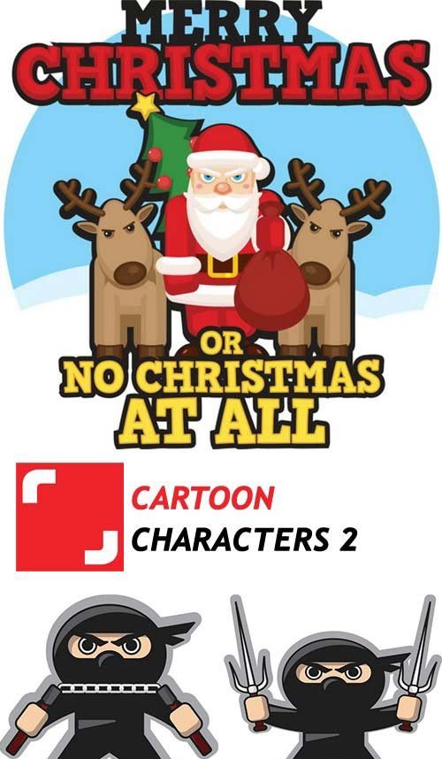 Cartoon Characters - 2 - 6xEPS