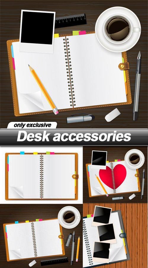 Desk accessories - 10 EPS