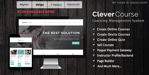 ThemeForest - Clever Course v1.27 - Learning Management System Theme