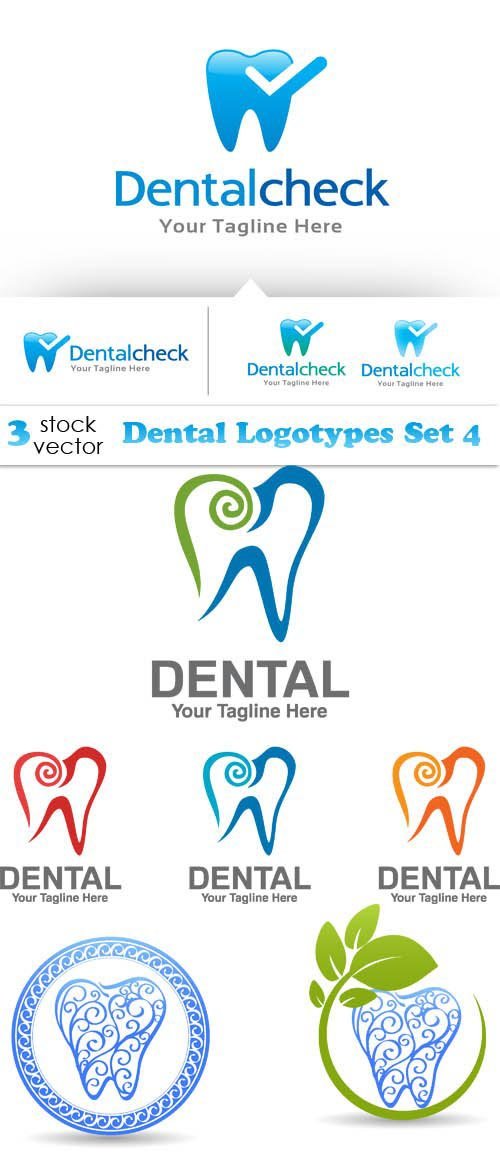 Vectors - Dental Logotypes Set 4