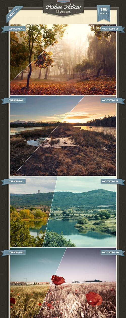 GraphicRiver - Nature Photoshop Actions