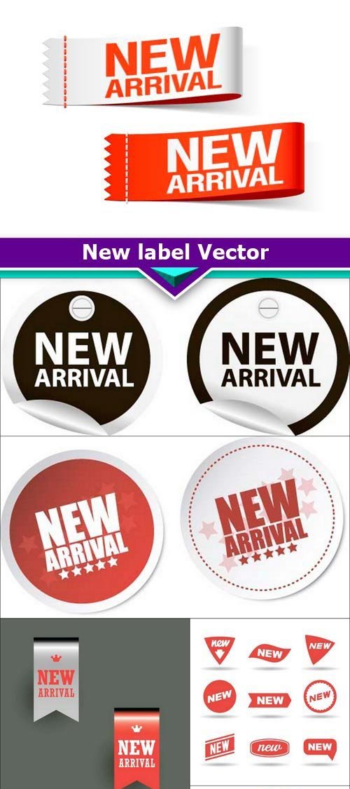 New label Vector 10x EPS