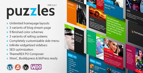 ThemeForest - Puzzles v3.7.1 - WordPress Magazine/Review with WooC