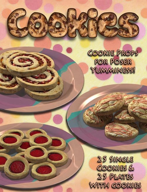 Exnem Cookies Props for Poser