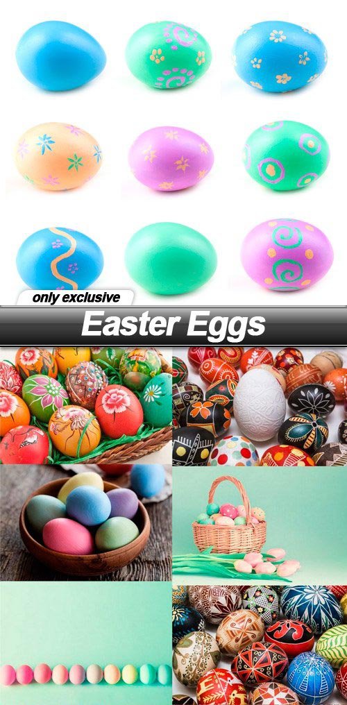 Easter Eggs - 10 UHQ JPEG