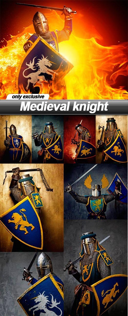 Medieval knight - 10 UHQ JPEG